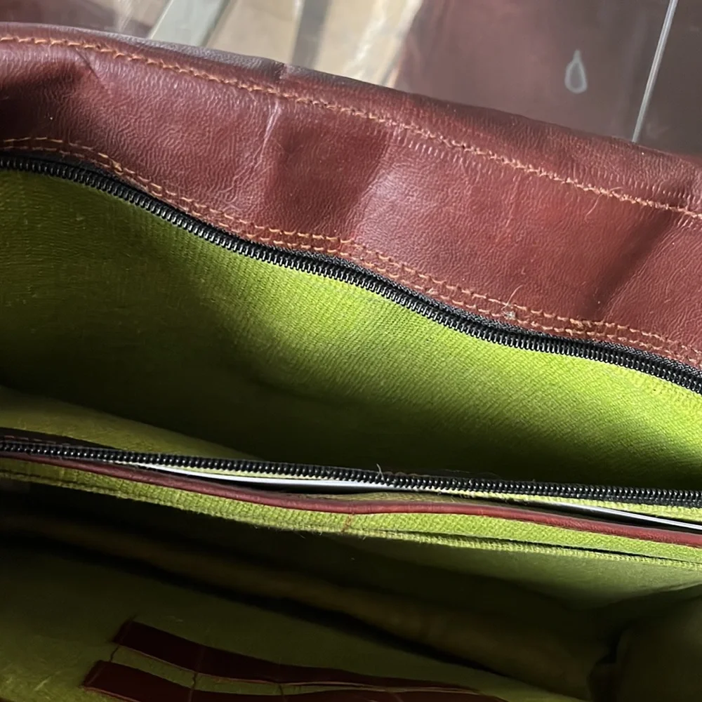 Leather Satchel Bag - Picture 6 of 12